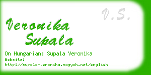 veronika supala business card